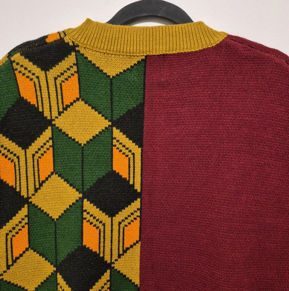 Steady Hands Giyu Tomioka Demon Slayer Sweater Vest Unisex Geometric Size S/M - Picture 9 of 13